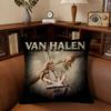 ALBUM Fashion Van Halen Cushion  Cushion Cover Inches Farmhouse Decor Home Throw Pillow Covers for Couch Decorations