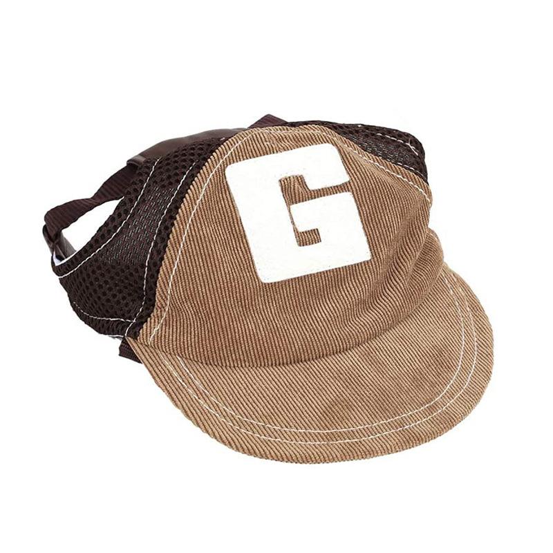 Klobouky pro domácí mazlíčky Prodyšné Roztomilé letní Baseballová čepice na opalování s otvory pro uši Pro malého středního velkého psa Venkovní doplňky Turistika Sport