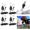 4 Pieces Camping Rope with Ratchet Pulley Plant Ropes Multipurpose Sturdy Hanger for