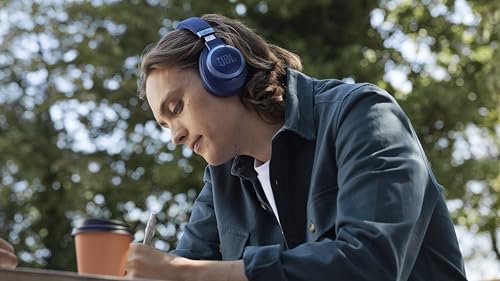 JBL LIVE 770 NC Stil/Design/Hybride Geräuschunterdrückung/Bluetooth-kompatibel/Multipoint/Over-Ear-Kopfhörer/Blau/JBLLIVE770NCBLU