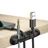 Flexible Silicone Cable Clips - Multipurpose Cord Holder for Desk Organization, Mouse/Keyboard/Earphone Wire Management