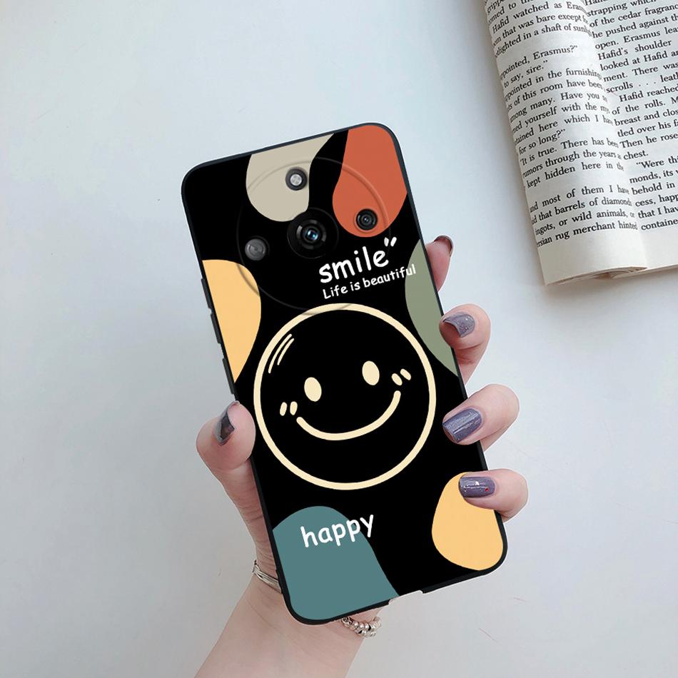 Für Cover Realme 11 Pro Plus Hülle RMX3740 Niedliche Cartoon Katze Blume Weiches Silikon Handyhüllen Für Realme11 11Pro+ 5G 2023 Bumper