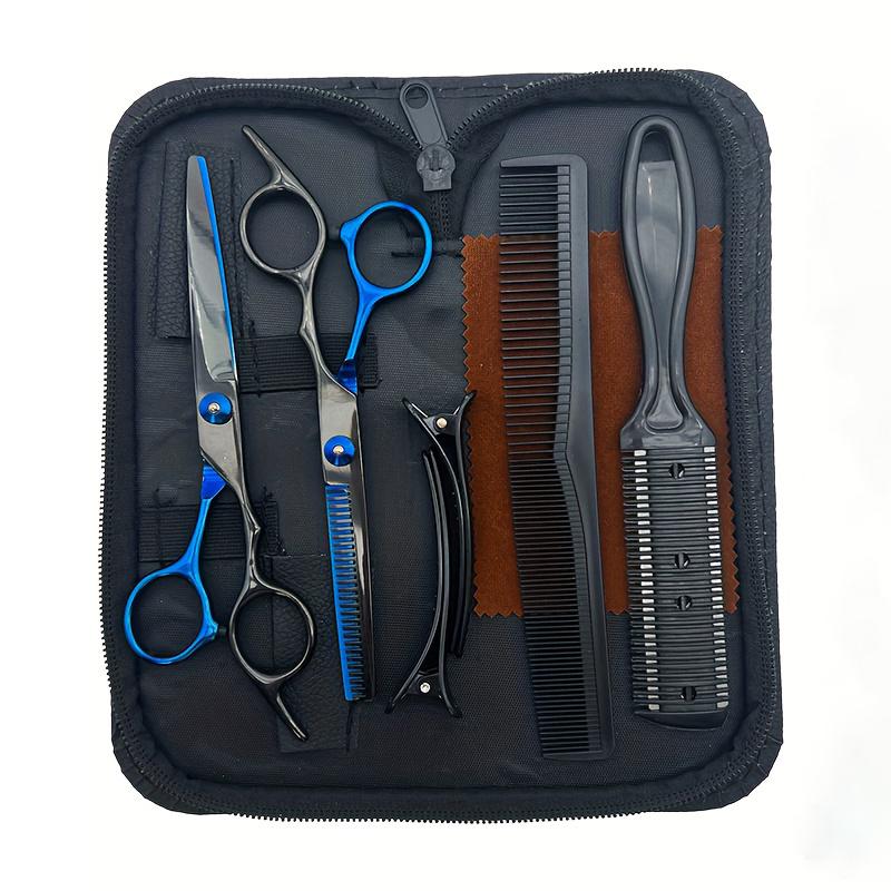 Wingsbro 6.7 Inches Hair Cutting Scissors/Thinning Shears Set Hairdressing Salon for Barber Tools
