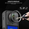 Premium 9H Tempered Glass Lens Guard Screen Protector for Insta360 X5 Plastic HD Camera Lens Protective Cover for Insta360 X5