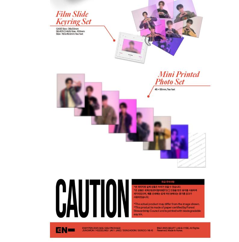 ENHYPEN 2025 GGU GGU PACKAGE – Official MD Set