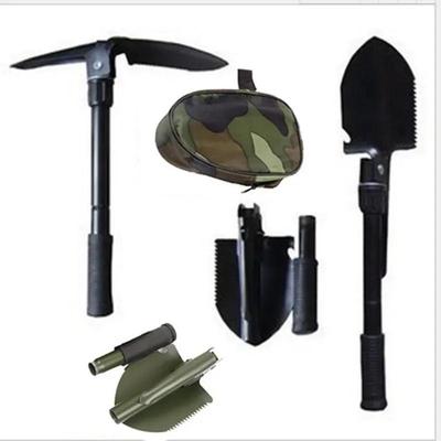 Überleben Spaten Kelle Dibble Pick Notfall Garten Outdoor-Tool Heißer Verkauf Multi-funktion Militär Tragbare Klapp Camping Schaufel