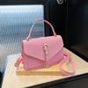 Stylish and simple small bag women's 2025 new trendy summer shoulder women's bag personalized foreign style casual messenger small square bag