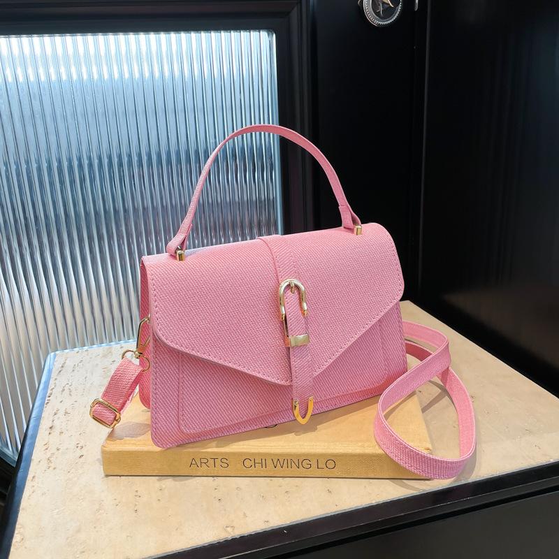 Stylish and simple small bag women's 2025 new trendy summer shoulder women's bag personalized foreign style casual messenger small square bag