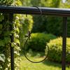 Bird Feeder Hook S Shaped Metal Hummingbird Feeder Hook with Decorative Patterns Hangers