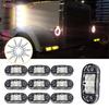 10pcs LED Car Truck Trailer RV Oval 2.5" Side Clearance Marker Lights Clear EOA