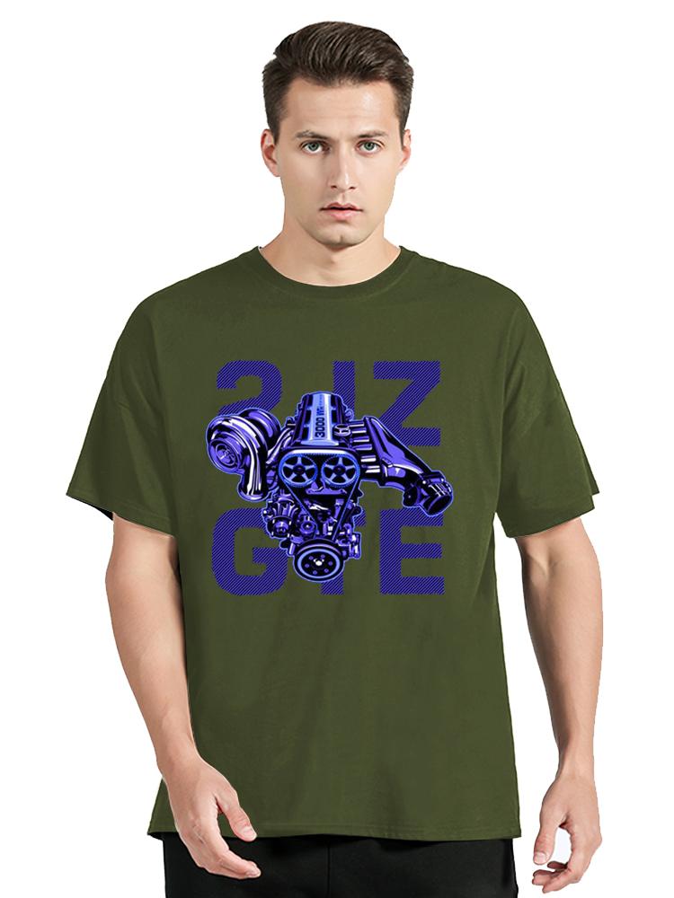 Japan Car 2JZ Engine Turbo Tuning JDM TShirt Summer Fashion Casual Cotton Graphic TShirt UnisexTops Tees Mens Clothing
