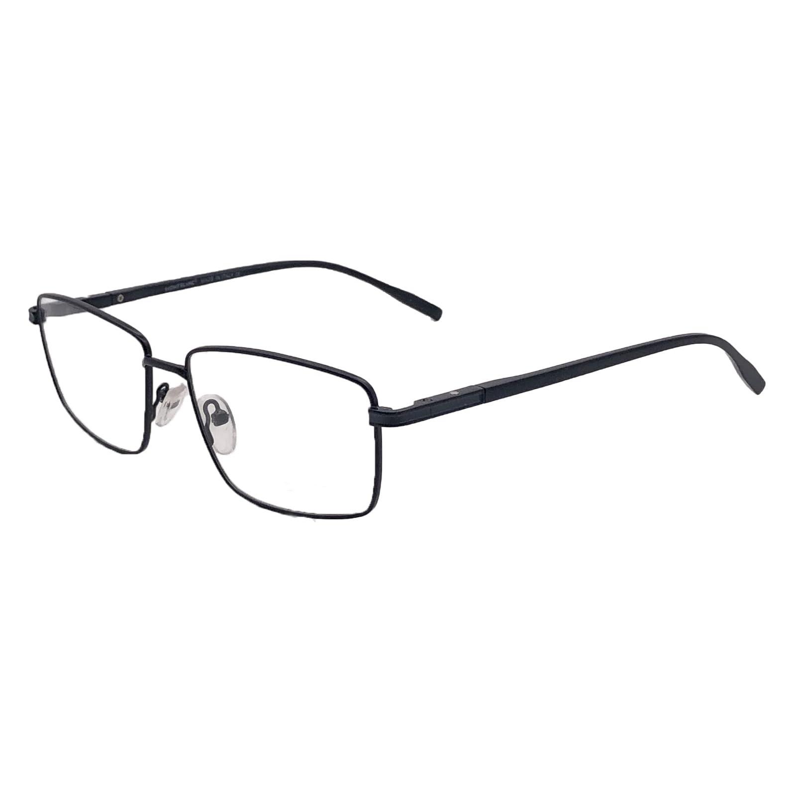 RSINC Full Rim Frame/Eyeglass/Spectacle, Optical, for Men and Women, Black Grey-BR-4 N1 GR-5MOA-2KQ6
