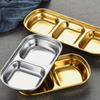 304 Stainless Steel Pepper Roast Meat Sauce Dishes Wasabi Bowl Separate Sushi Vinegar Soy Plates Tableware Food Seasoning Tray