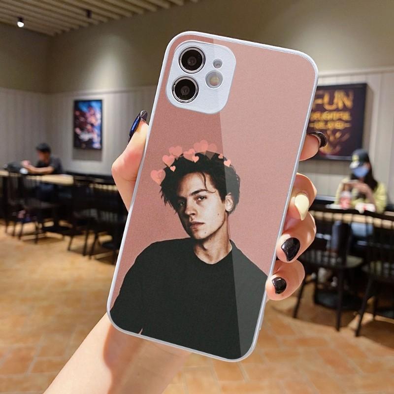Cole Sprouse Cool Phone Case For IPhone 14 13 12 11 Pro Max X XR XS 8 7 Plus Liquid Glass Color Phone Cover
