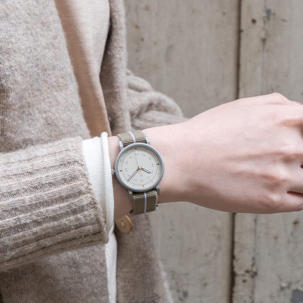 Maven Watches 34mm THE URBAN SCOUT SERIES Minimalist Fashion Watch KHAKI P (MUS-01 34MM)