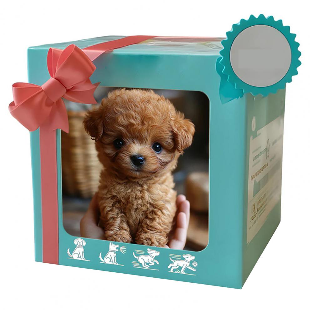 Electric Pet Robot Dog Realistic Fluffy Puppy Robot Interactive Toy Dog Walking Barking Tail Wagging Dog For Kids Adults Gift