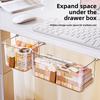 Under-table Drawer Type Combined Pasting Type Kitchen Sundries Stationery and Cosmetics Storage Box