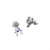 Nordic Astronaut Owl Sculpture Modern Decorative Figurine for Bookshelf Living Room Office Cabinet