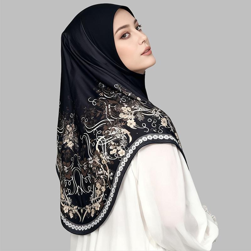 1PC Machine Washable Snap Closure Traditional Islamic Attire Elegant Hijab Gorgeous Muslim Headscarf Ideal Gift Multi-Color