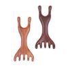 Sandalwood Scalp Massager Sandalwood Deer Antlers Wide Tooth Comb Meridians Dredging Scalp Facial Massage Comb Gua Sha Comb