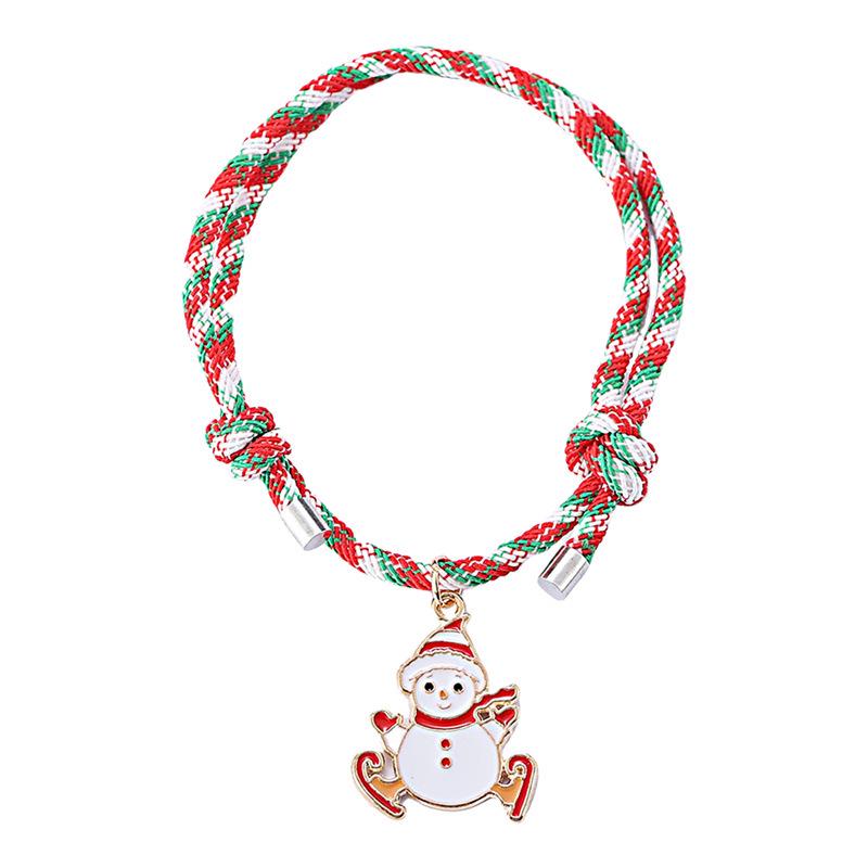 Festliches Weihnachts-Cartoon-Charm-Armband - Niedlicher, farbenfroher und kreativer Weihnachtsschmuck