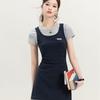 Design Sense Splicing Fake Two-piece Dress Women's Clothing Summer New Pleated Slim Temperament Skirt