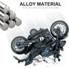 1/12 Pull Back V4 Motorradspielzeug, Geschenk mit Musikbeleuchtung, Street Fighter-Motorräder Spielzeug für Jungen Kinder im Alter von 3–12 Jahren