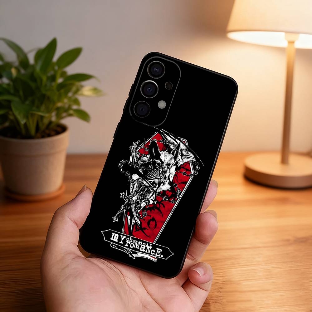 My C-Chemical R-Romance Black Cover Phone Case For Samsung S26,S25,S24,S21,S22,S23,S30,Ultra,S20,Plus,Fe,Lite,5G