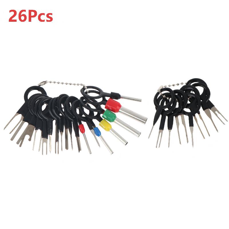 

21/26/26/41Pcs Circuit Board Terminal Extraction Tool Wire Harness Connector Pin Removal Tool For Car Electrical Wiring Repair 26Pcs