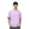 Skechers Solid Color Breathable Round Neck Short Sleeve T-Shirt Unisex Tops Lavender L225U086-00KC