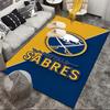 Sabres Hockey Team Spirit Area Rug Suitable for Indoor And Outdoor,Carpets for Kitchens, Homes, Offices, Living Rooms,Home Decor,Christmas Gift