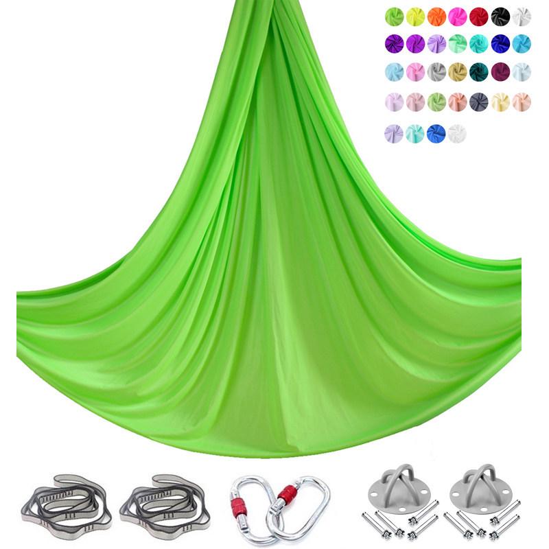 6m Nylon Aerial Yoga Hammock Set for Home and Studio Use