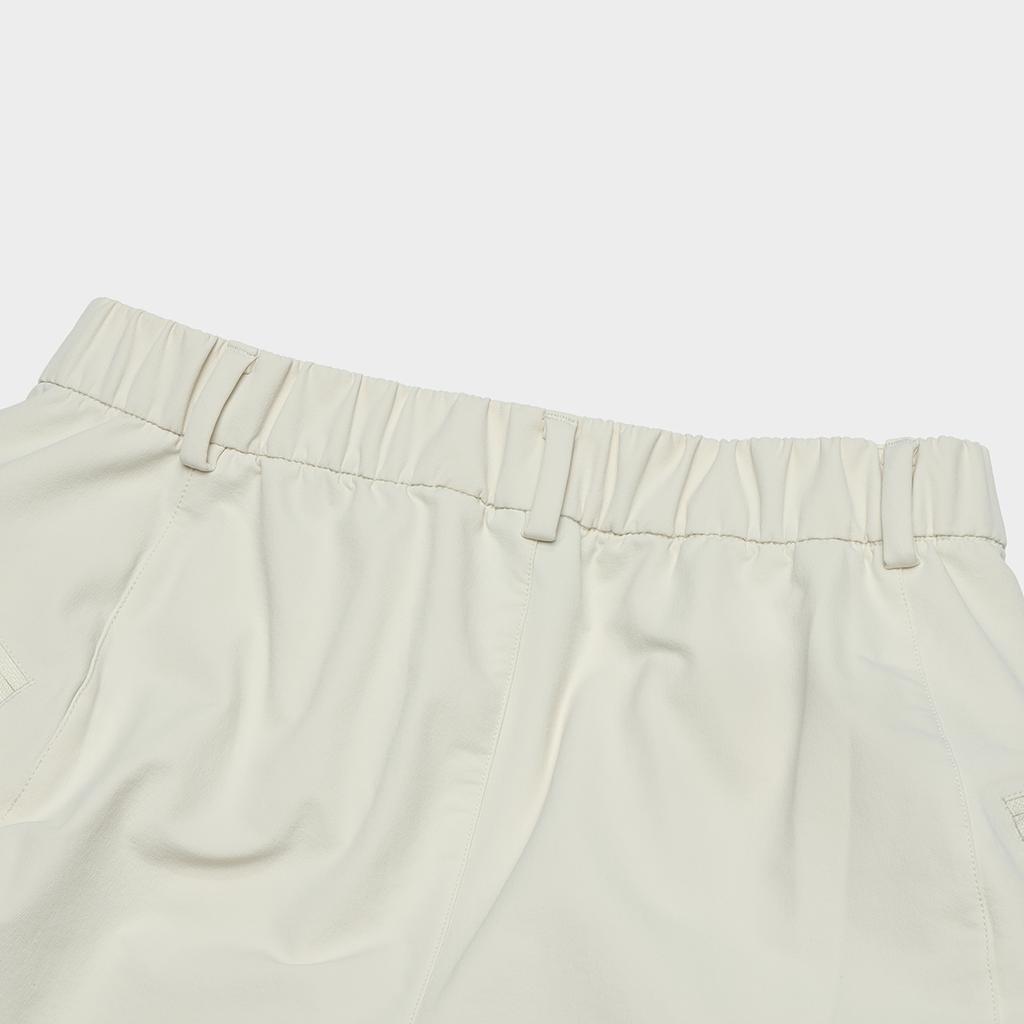 FILA Solid Color Straight Leg Woven Casual Pants Women bottoms Asparagus-White A11W347802F-IV