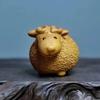 2027 Year of the Sheep Artistic Wooden Figurine for New Year Decorations