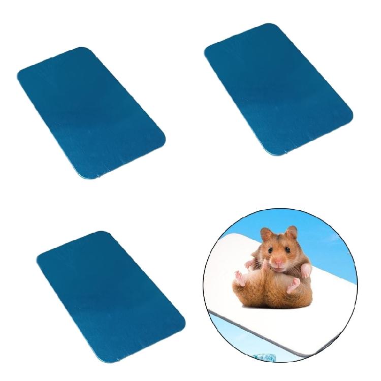 Quick Cooling Aluminum Board For Hamsters Rabbits Small Pet Construction Easy To Clean Maintain