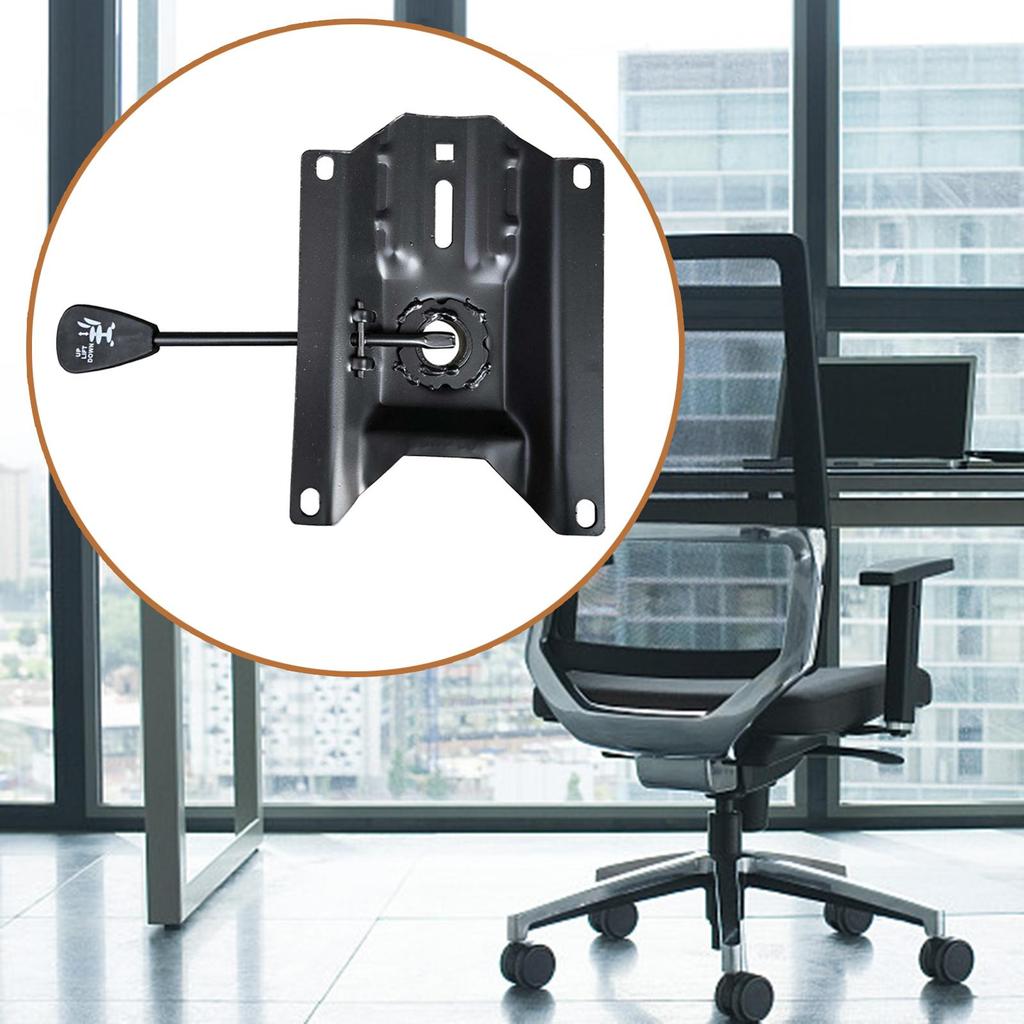 Office Chair Tilt Base Swivel Chair Base Plate Adjustable Chair Replacement Part for Salon Chair Desk Rolling Chair Gaming Chair