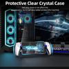 Schutzhülle für PlayStation Portal mit Displayschutz aus gehärtetem Glas Transparente Hart-PC-Hülle für PS Portal Zubehör-Kits