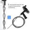 Toilet Sink Drain Unblocker Sewer Pipe Plunger Dredge Drain Auger Drain Clog Remover 3/7M Flexible Wire Rope with Nonslip Handle