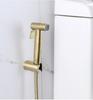 High Pressure Stainless Steel Modern Toilet Bidet Sprayer Set with Faucet Connection for Bathroom Cleaning and Feminine Wash