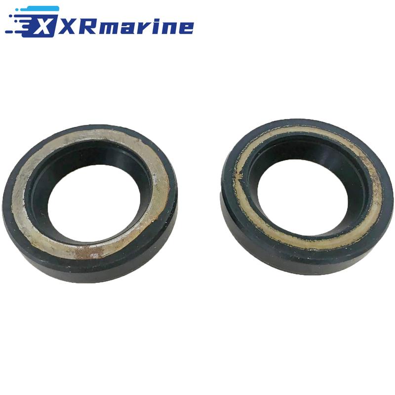 2 Stück Außenbordmotor-Wellendichtung für Yamaha Parsun Makara 9,9 15 PS Außenbordmotor Ersetzt 93101-13M11 93101-13M27 93101-13018