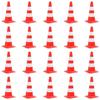 VidaXL Reflective Traffic Cones 20pcs Red and White 50cm