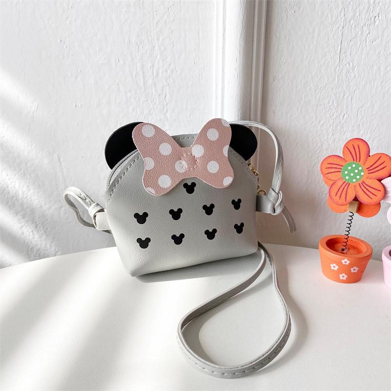 

Childrens Cartoon Pu Leather Mini Crossbody Bag With Zipper Closure For Daily Use