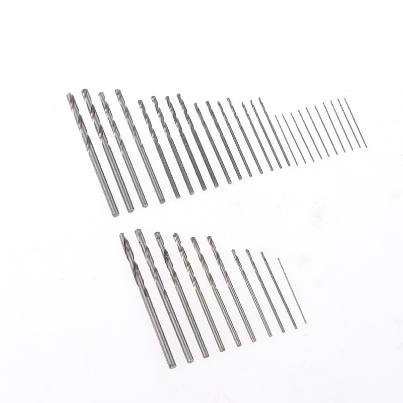 10/20/25Pcs Drill Bit Round Shank Change Woodworking Tool Hss High Speed Steel Titanium Coated Twist Drill Bits Set