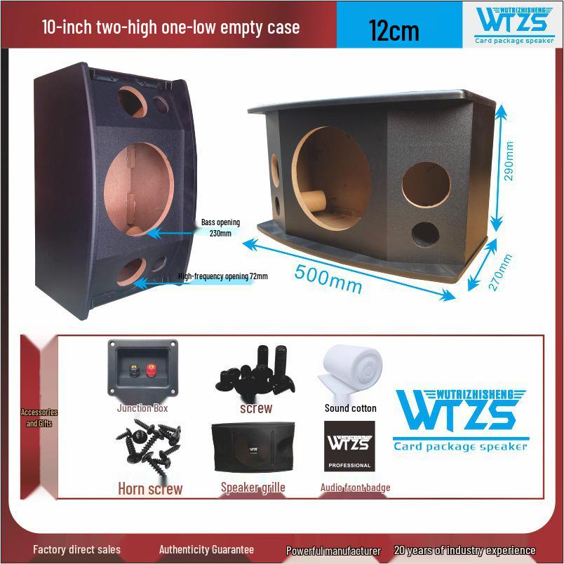 Home Audio KTV 3-Way Speaker Cabinet: 8, 10, 12 Inch Wooden Dance/Meeting