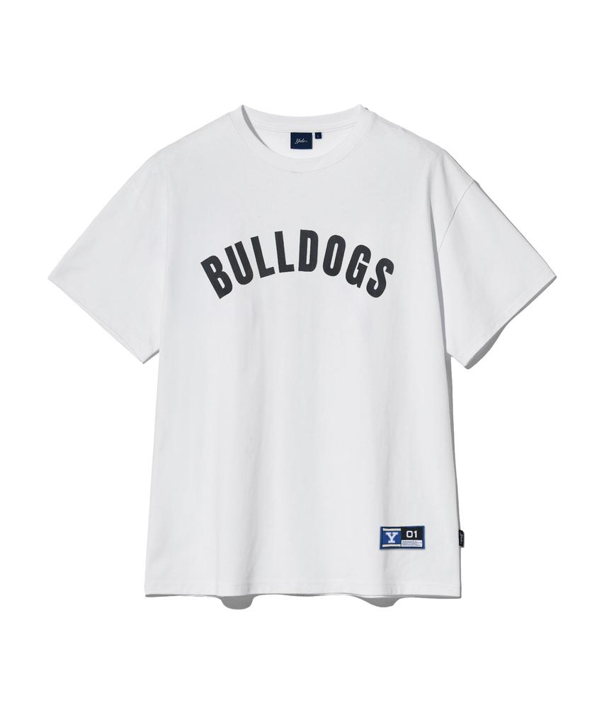 YALE 2-Pack Bulldogs Arch Short Sleeve T-Shirt White/Khaki