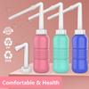 Travel Bidet Handheld Elbow Nozzle Bidet Sprayer Portable Butt Shower Private Parts Flushing Device Manual Press Flush