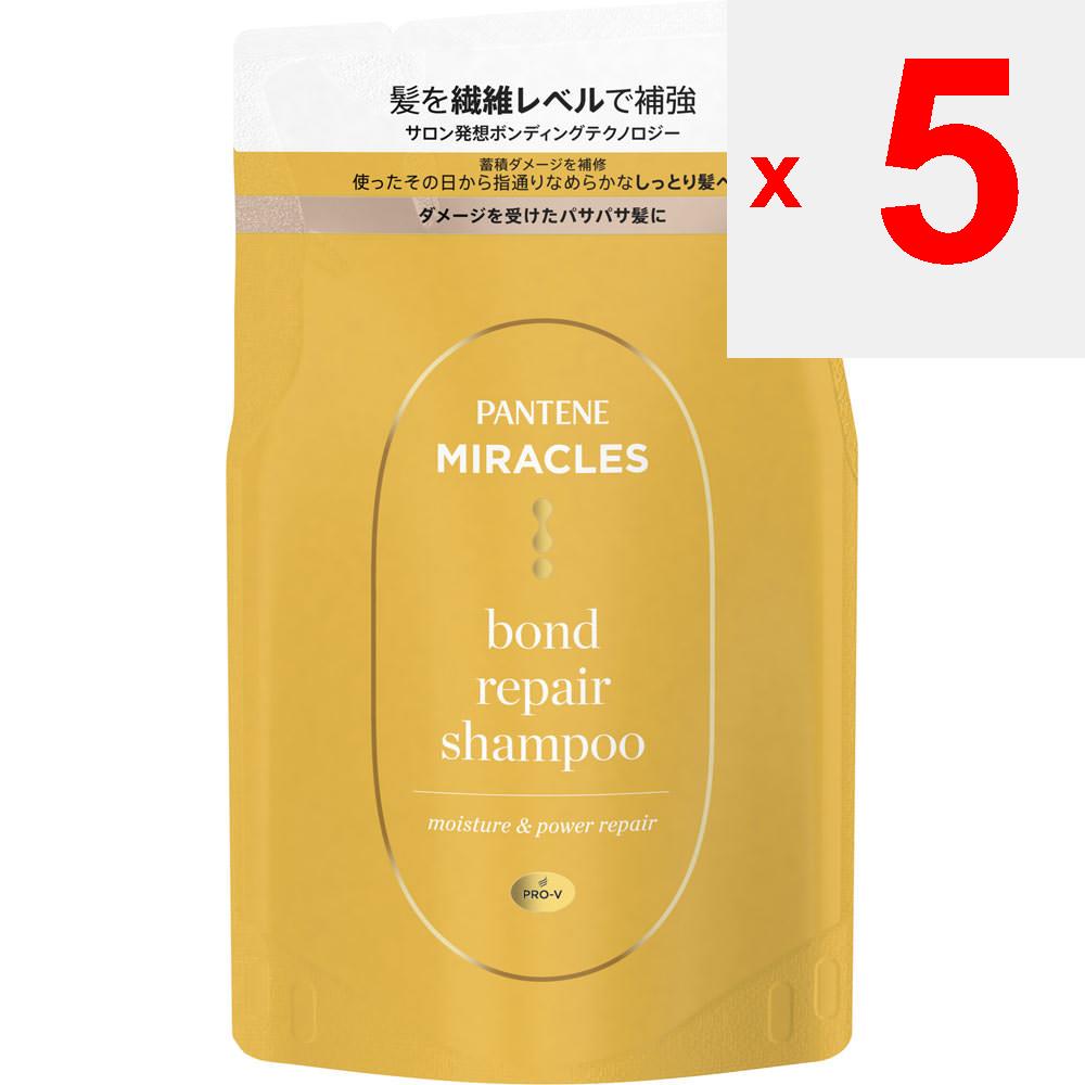 P&G Japan Pantene Miracles Bond Repair Series Moisture & Power Repair Szampon uzupełniający 350g Szampon/odżywka (premia) Delikatnie wmasuj w mokrą skórę.