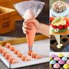 50pcs Thick Disposable Pastry Bags DIY Cake Cream Decoration Piping Bag for Fondant Frosting Cupcake Cookie Baking Supplies