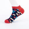 Men's Trendy Geometric Boat Socks - European & American Style