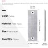 Swpeet 20Pcs Universal White Plastic Rectangular Stick-on Car Reflector Sticker, Door Reflectors Interior White Compatible Warning Plate Adhesive
